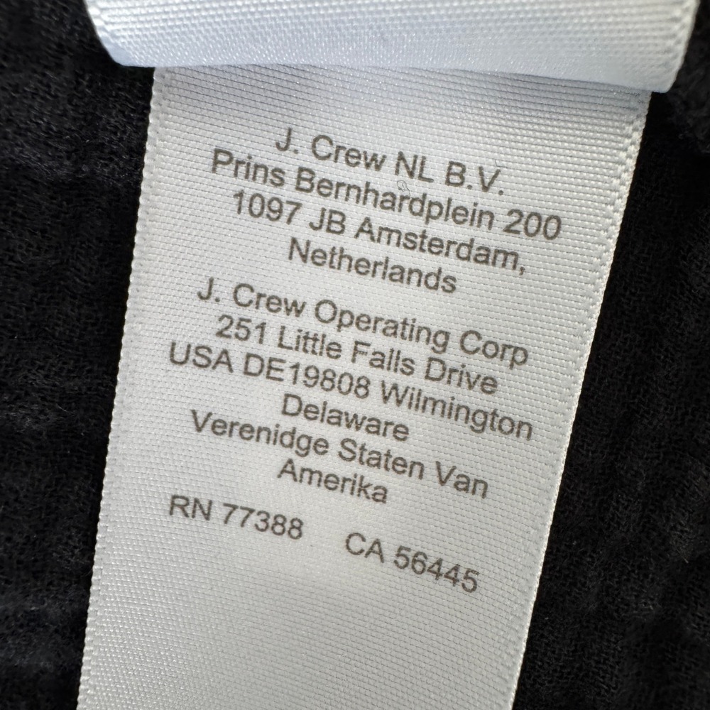 J.Crew Cotton Gauze Summer Dress XL Black Coastal Minimalist Capsule 90s Beach - Picture 11 of 16